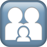 родина: дорослий, дорослий, дитина