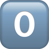 Значок нуля клавіша