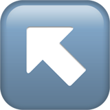 стрілка вгору вліво