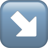 стрілка вниз управо