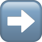 Стрілка вправо емоджі