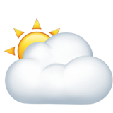 сонце за хмариною