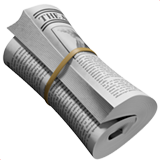 Згорнута газета емоджі