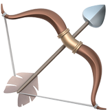 Лук і стріла емоджі