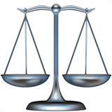 Терези емоджі Whatsapp