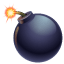 бомба емоджі U+1F4A3 бомба емоджі U+1F4A3