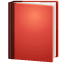 Книга емоджі U+1F4D5 Книга емоджі U+1F4D5