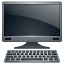 Комп'ютер емоджі U+1F5A5 Комп'ютер емоджі U+1F5A5