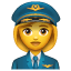 Жінка-пілот U+1F469 U+2708 Жінка-пілот U+1F469 U+2708