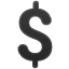Долар емоджі U+1F4B2 Долар емоджі U+1F4B2