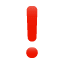 Знак оклику емоджі U+2757 Знак оклику емоджі U+2757