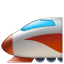 Потяг смайлик U+1F685 Потяг смайлик U+1F685