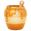 Мед смайлик U+1F36F Мед смайлик U+1F36F