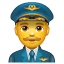 Пілот U+1F468 U+2708 Пілот U+1F468 U+2708