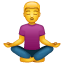 йога емоджі U+1F9D8 йога емоджі U+1F9D8