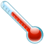 Термометр емоджі U+1F321 Термометр емоджі U+1F321