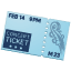 Квиток емоджі U+1F3AB Квиток емоджі U+1F3AB