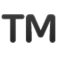 Символ ТМ U+2122 Символ ТМ U+2122